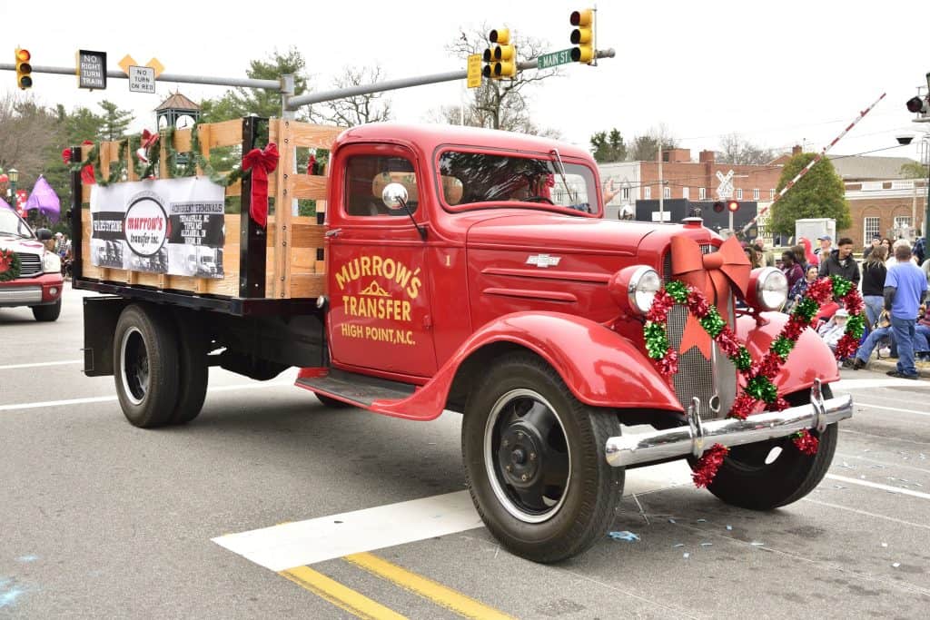 Murrow's 1936 Chevy COUPE at the Thomasville Christmas Parade